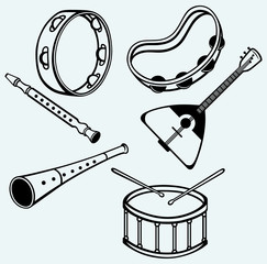 Poster - Different music instruments