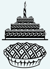 Sticker - Birthday cake