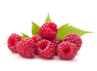 Sticker - Sweet raspberry isolated on white background cutout