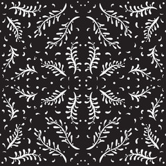 Poster - Seamless Abstract Hand Drawn Vector Pattern