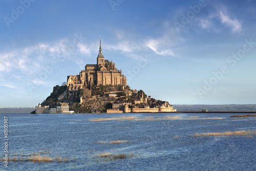 Obraz na płótnie canvas trzyczęściowy "tryptyk" The mont saint michel