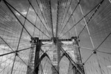 Fototapeta Mosty linowy / wiszący - Brooklyn bridge, New York City