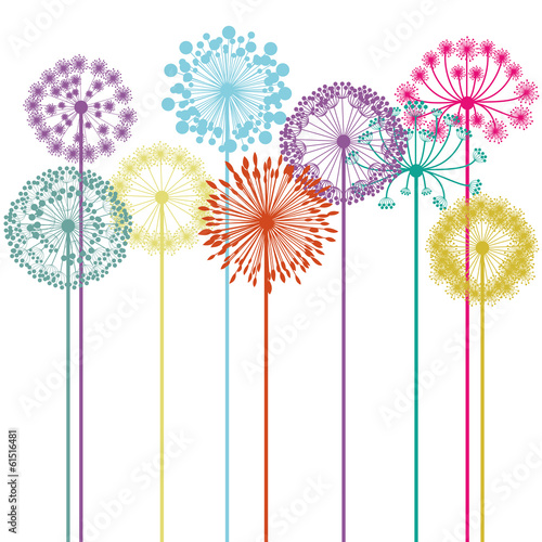 Naklejka dekoracyjna flowers design