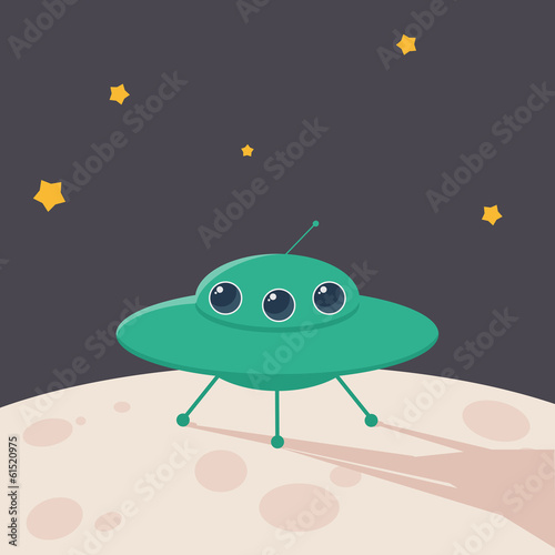 Fotoboard na płycie Ikony rakietowe UFO