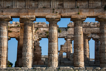 Paestum Temple, Campania, Italy