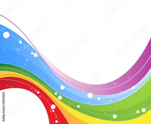 Board z aluminiowym obramowaniem Multicolor abstrakcyjne tło