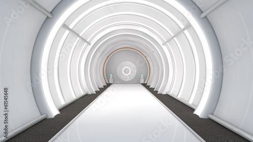 Plakaty tunel  wnetrze-scifi