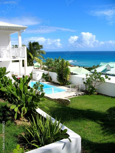 Board z aluminiowym obramowaniem Creole house, French West Indies