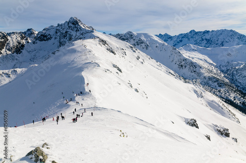 Board z aluminiowym obramowaniem Tatry polskie
