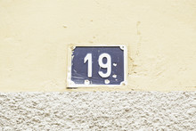 Number Nineteen In A Wall