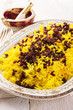 Persischer Safran Reis mit Berberies