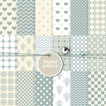 Seamless Pattern Background - Decorative Digital  Paper