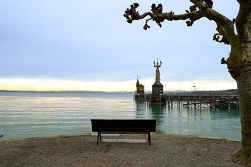 Wall Mural - Hafen in Konstanz - Bodensee - Deutschland