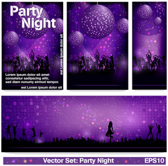 Flyer Set Party Night