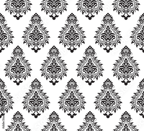 Board z aluminiowym obramowaniem Bezszwowe paisley design