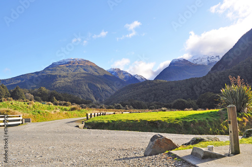 Landscape Of High Mountain With Blue Skies Buy This Stock