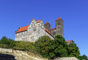 Sticker - The castle and church, Quedlinburg, Germany