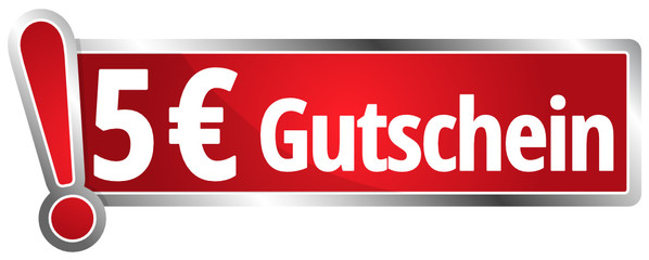 Wall Mural - 5 € Gutschein