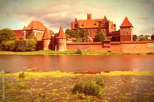 Naklejka samoprzylepna Polska - malbork. 