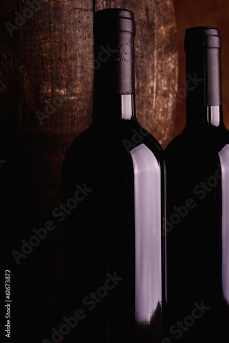 Board z aluminiowym obramowaniem Czerwone wino