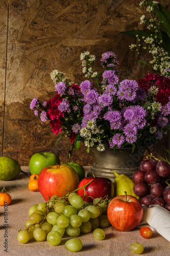 Fototapeta do kuchni Still life with Fruits.