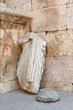 Roman statue and ancient wall