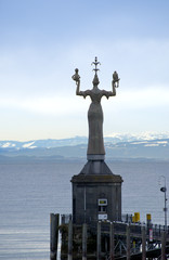 Wall Mural - Imperia - Konstanz - Hafen - Bodensee