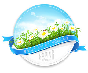 Wall Mural - Spring banner. Vector