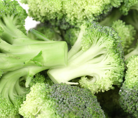 Wall Mural - Background of delicious broccoli.