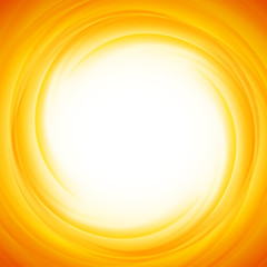 Poster - Bright orange background