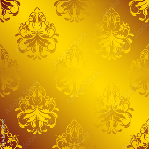 Board z aluminiowym obramowaniem Bez szwu wallpaper.damask pattern.flower background