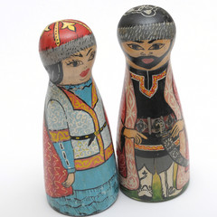 Souvenir Kazakhs in national dress