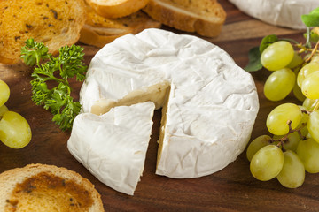 Poster - Organic Homemade White Brie Cheese