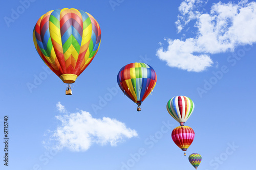 Fotoboard na płycie Kolorowe balony na gorące powietrze