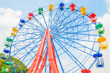 Wall Mural - Vintage ferris wheel in the park