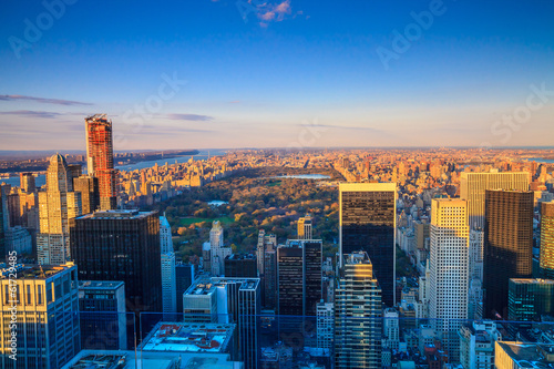 Fotoboard na płycie Park centralny z lotu ptaka, manhattan