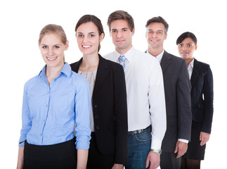 Wall Mural - Group Of Businesspeople Standing