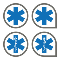 Sticker - Logo ambulance.