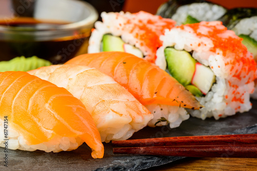 Tapeta ścienna Zbliżenie sushi