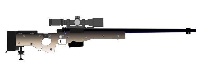 Wall Mural - Sniper Rifle