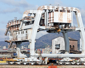 Wall Mural - port crane