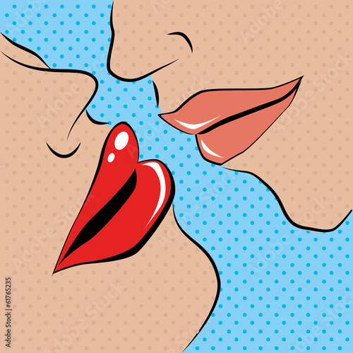 Naklejka samoprzylepna Pop Art