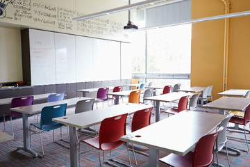 Empty School Classroom