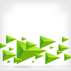 Poster - Abstract Triangle Vector Background
