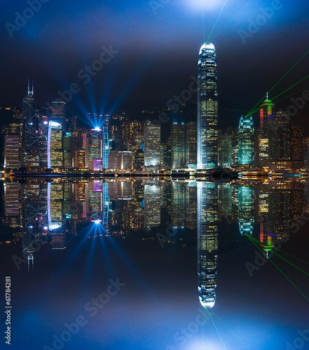 Naklejka samoprzylepna Hongkong.