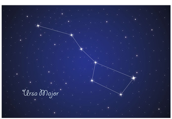 Wall Mural - Constellation Ursa Major