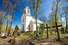 Church In Estonian Countryside