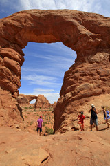 Sticker - pause à turret Arch, Arch national park, Arizona