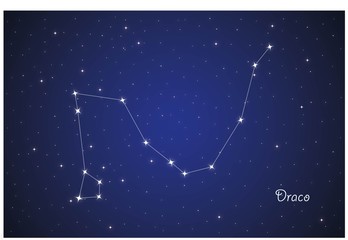 Wall Mural - constellation draco