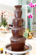 Chocolate fondue fountain